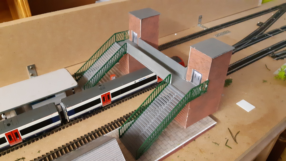 In place on the layout