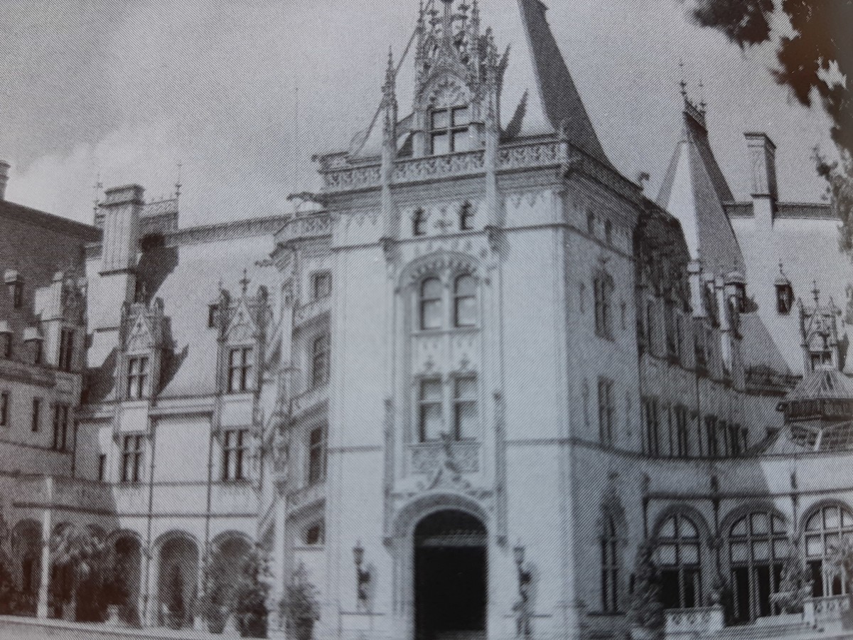 A Portion of the front entrance of Biltmore