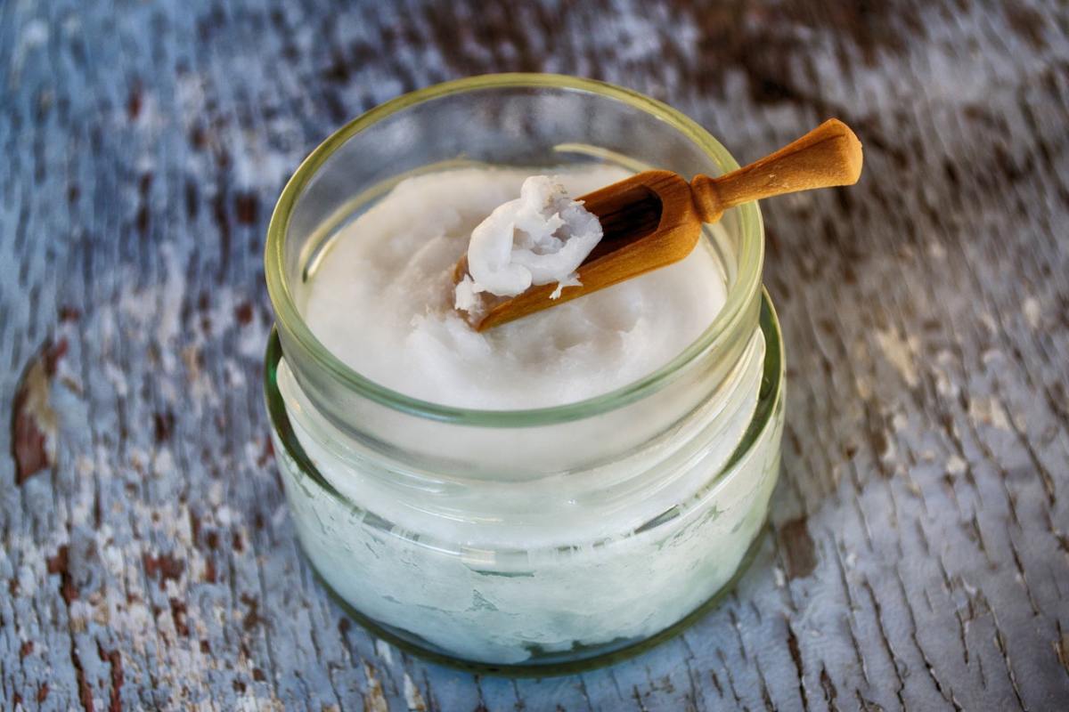 Coconut oil is a great moisturizer for your lips.