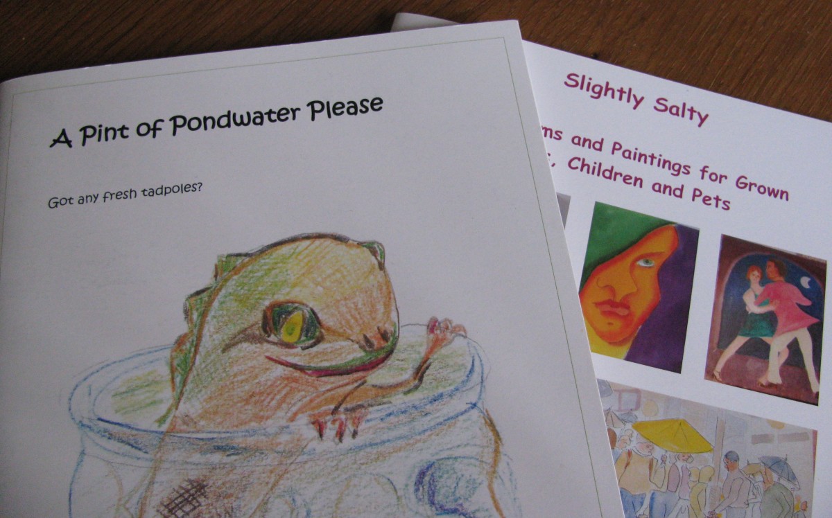 Two poetry books full of humour and delight!