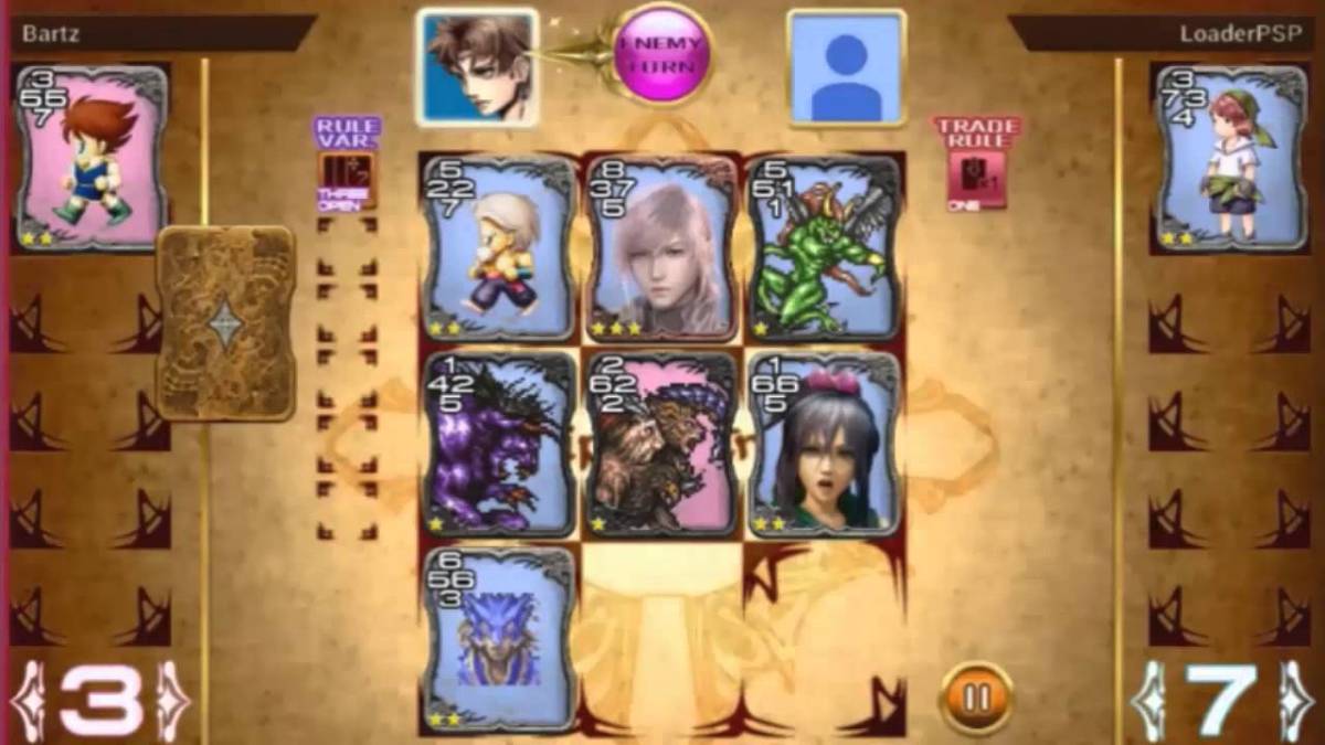 Top 10 Triple Triad Cards (for the 