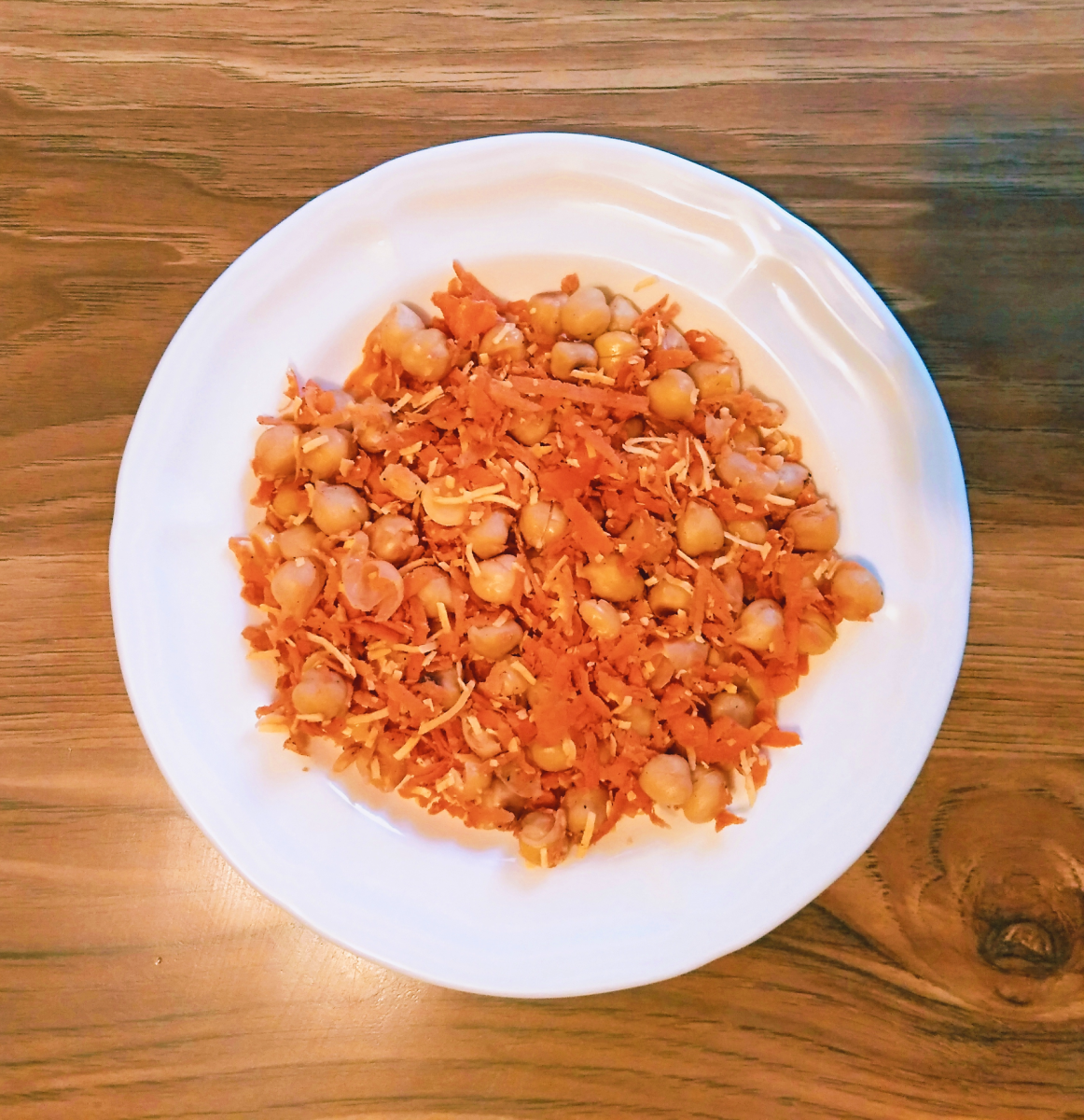 Triple 'C' Salad With Carrots, Coconut, and Chickpeas