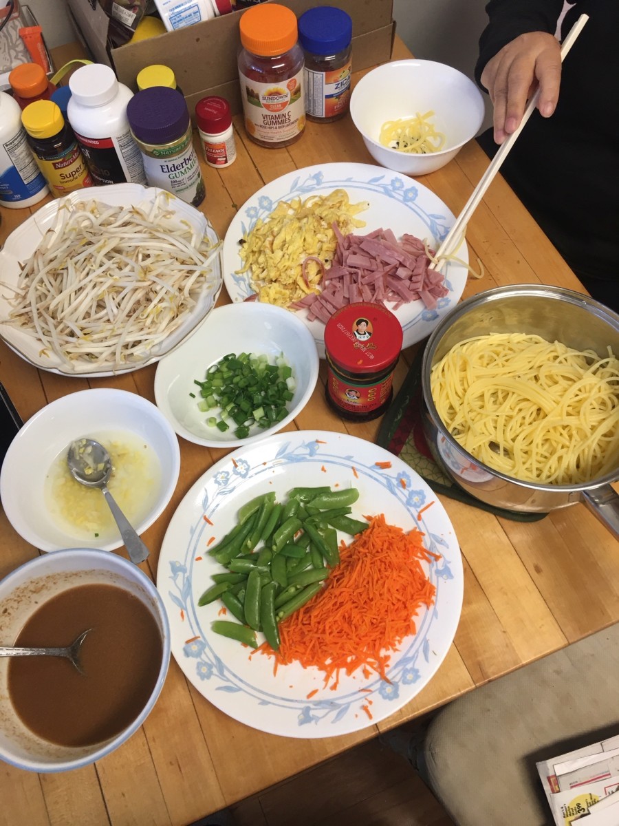 Simple Sesame Cold Noodles Recipe