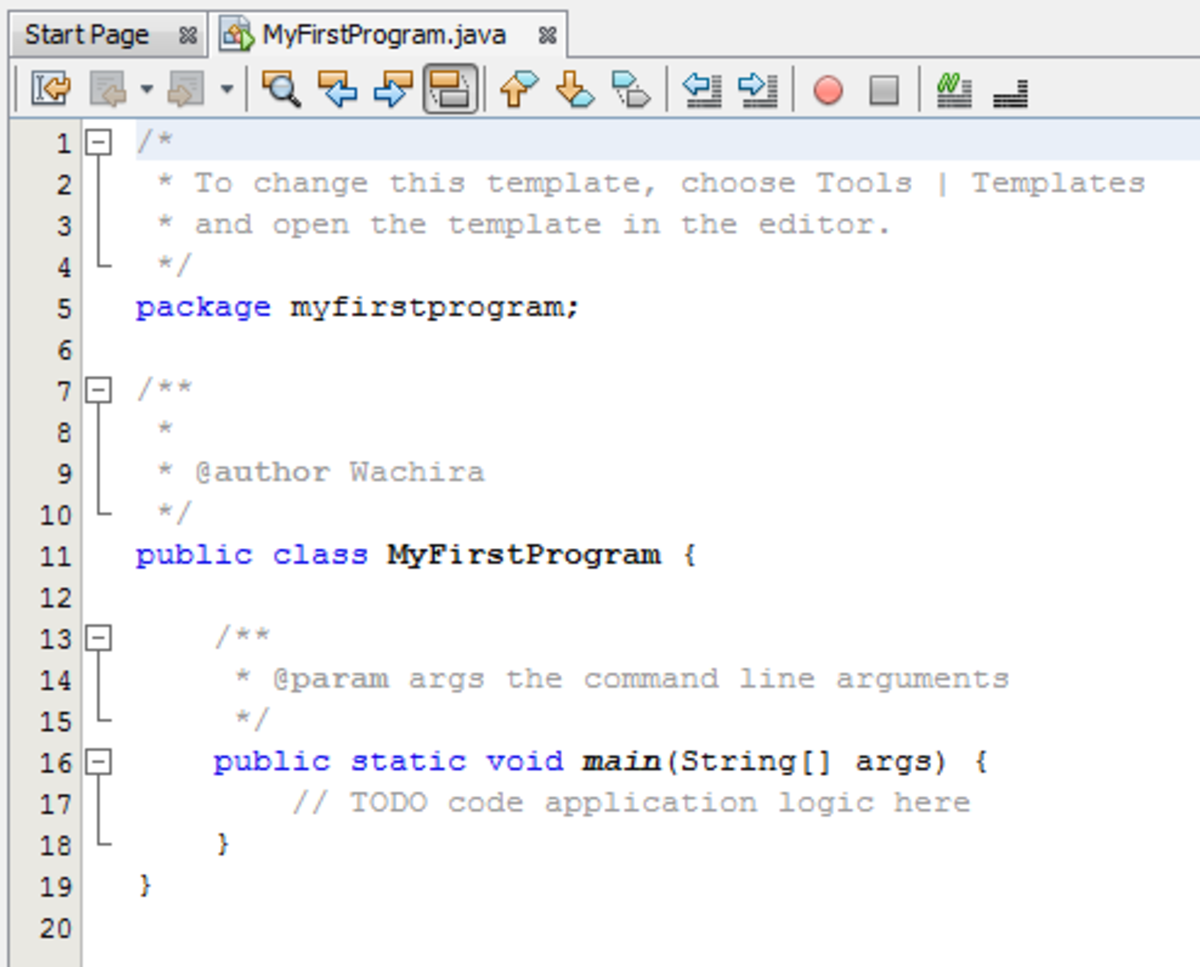 Code editor window