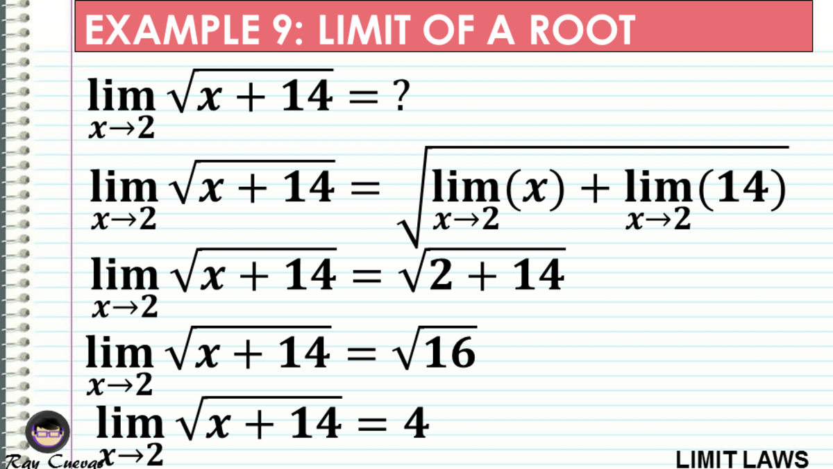 Limit Laws And Evaluating Limits Owlcation