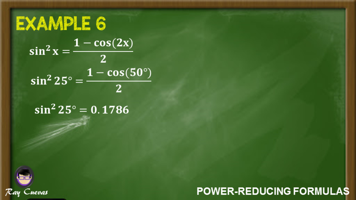 Power Reducing Formulas And How To Use Them With Examples Owlcation