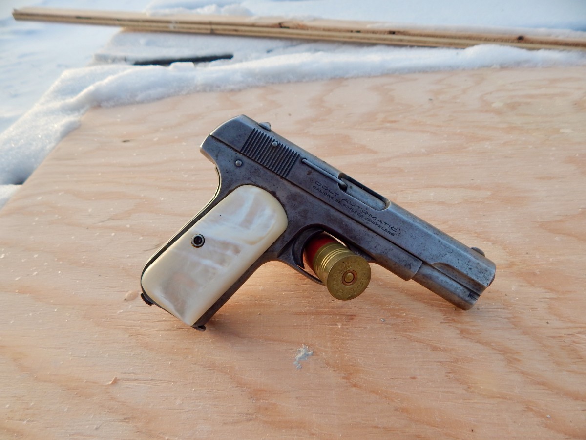 Colt 1903 Pocket Hammerless with mother-of-pearl grips