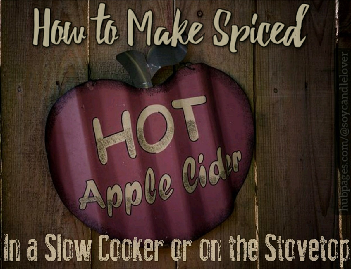 Learn how to make spiced hot cider in a slow cooker or on a stove