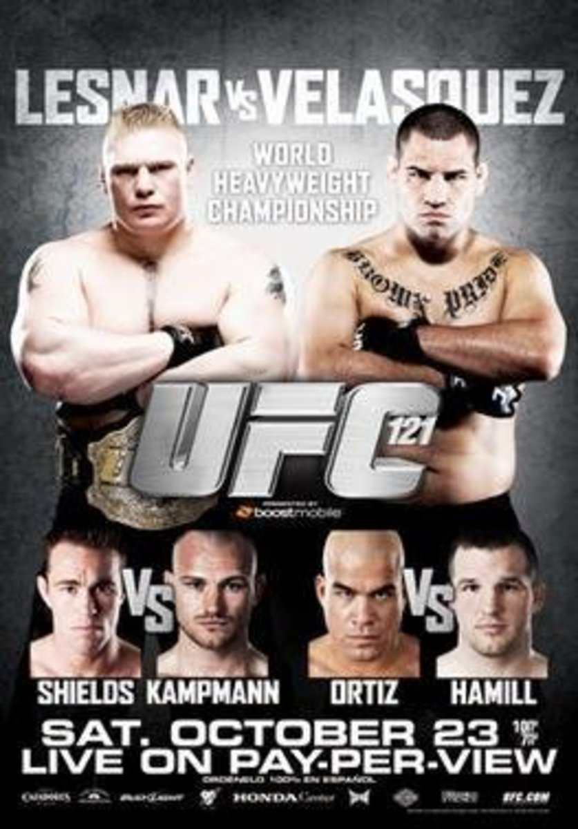 The poster of UFC 121