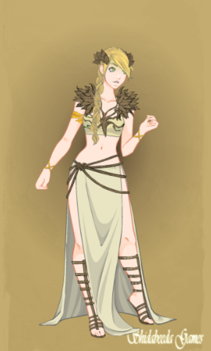 greek goddess demeter costume