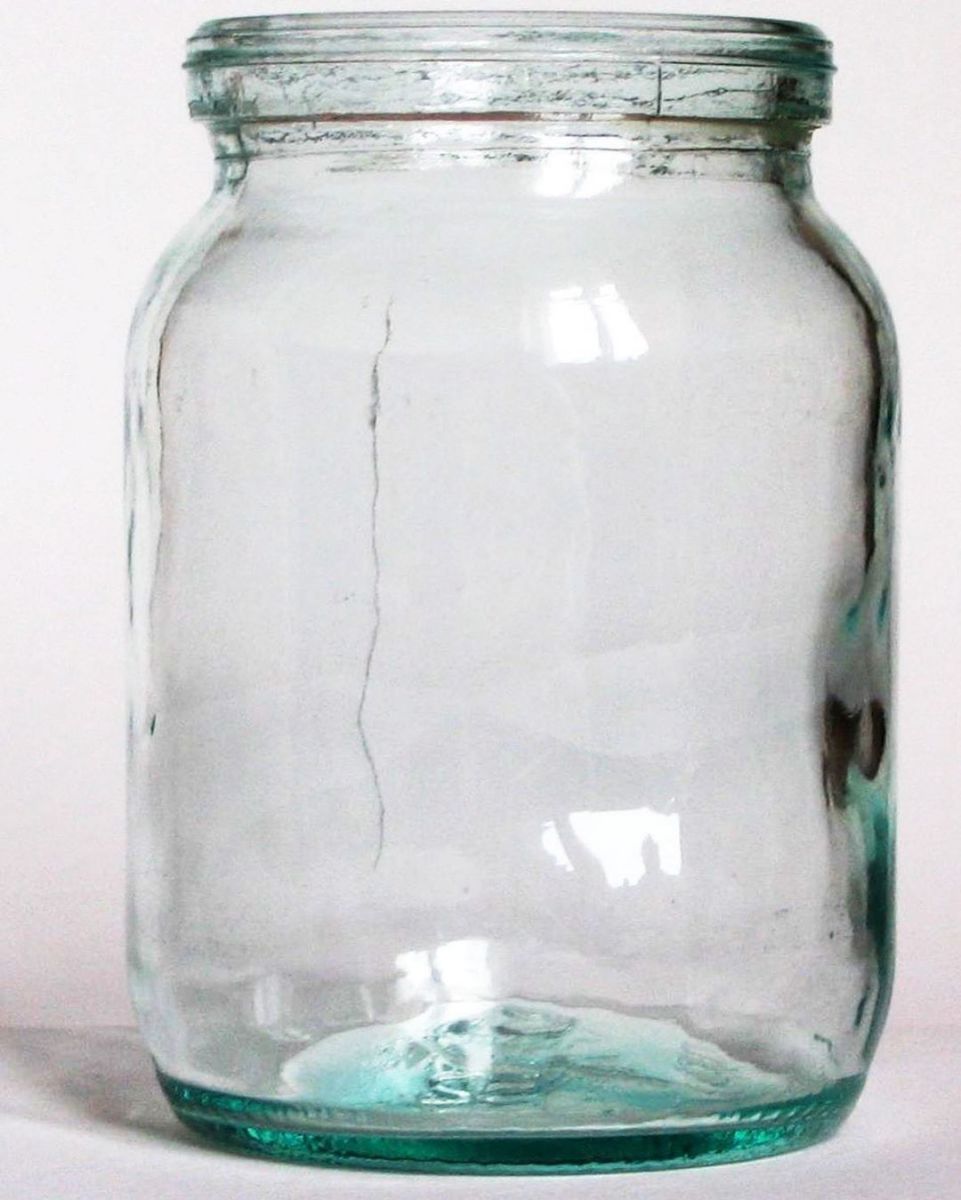 Empty jar.
