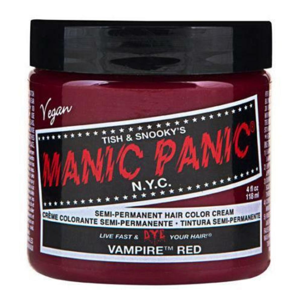 Manic Panic Vampire Red Hair Dye Review