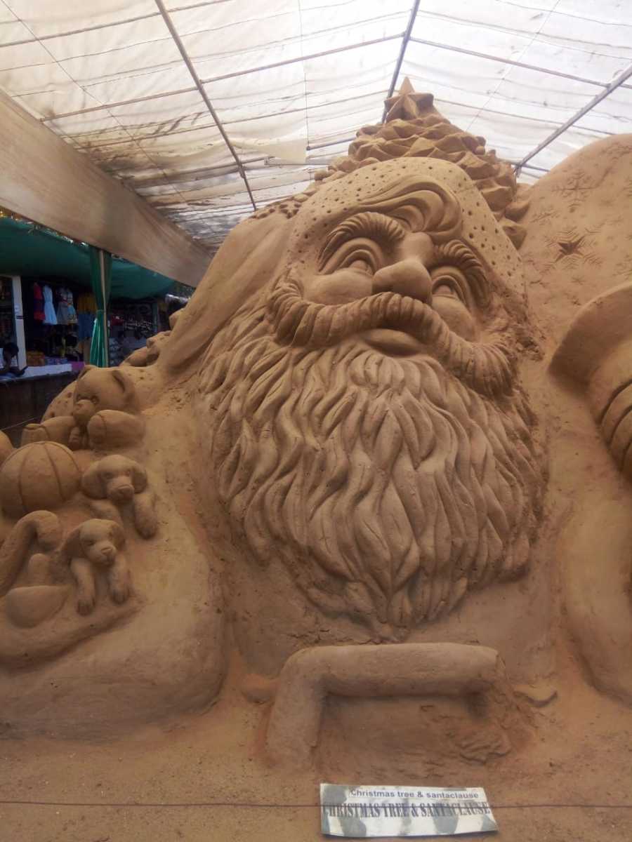 Sand Museum of Mysore showcasing sand beautiful sand sculptures