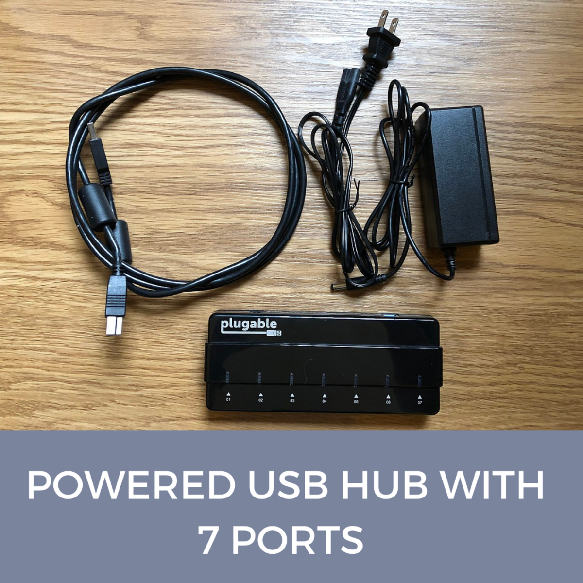 USB Hub with 7 ports