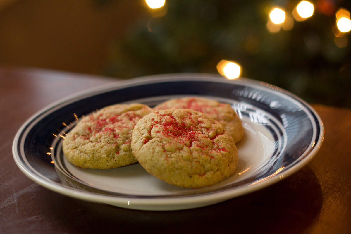 Enjoy a plate of festive holiday cookies!