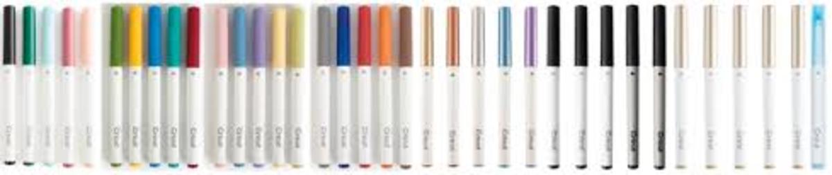 Cricut markers are available in a variety of colors. Buy the colors you use the most or create a collection so you're always ready to create personalized projects. 