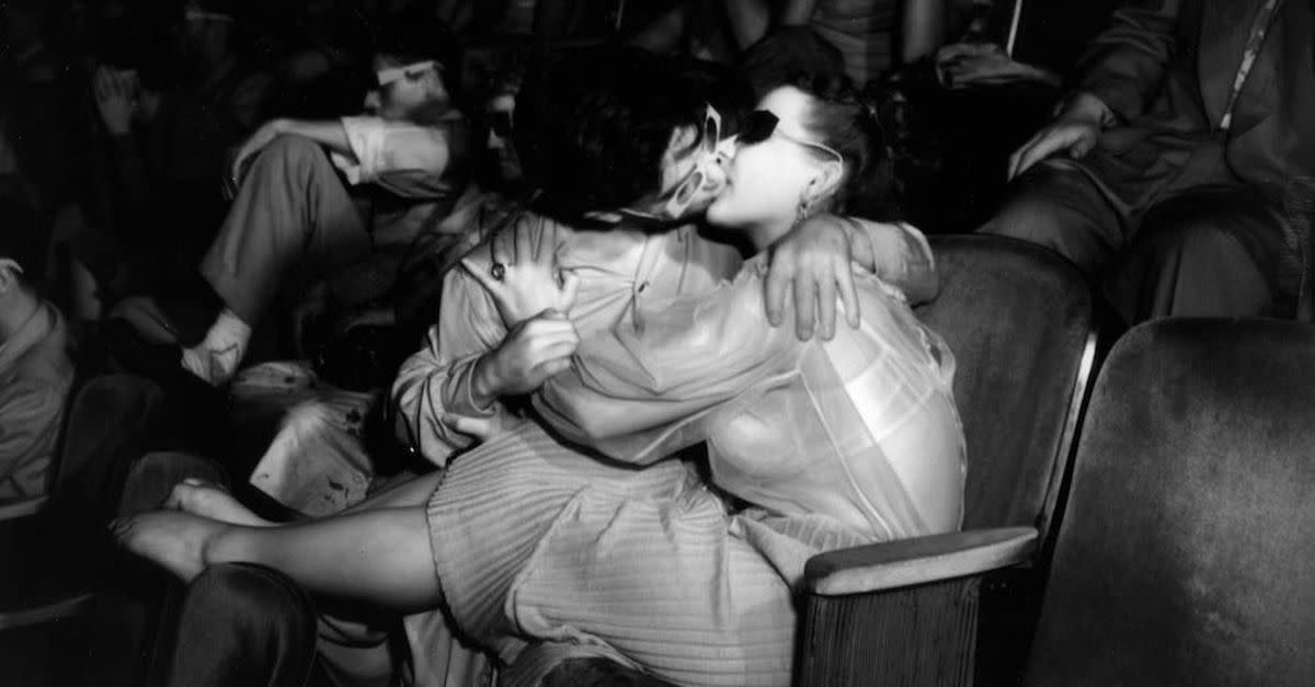 Sometimes, young folks were used to "making out" as was the taboo of the time.