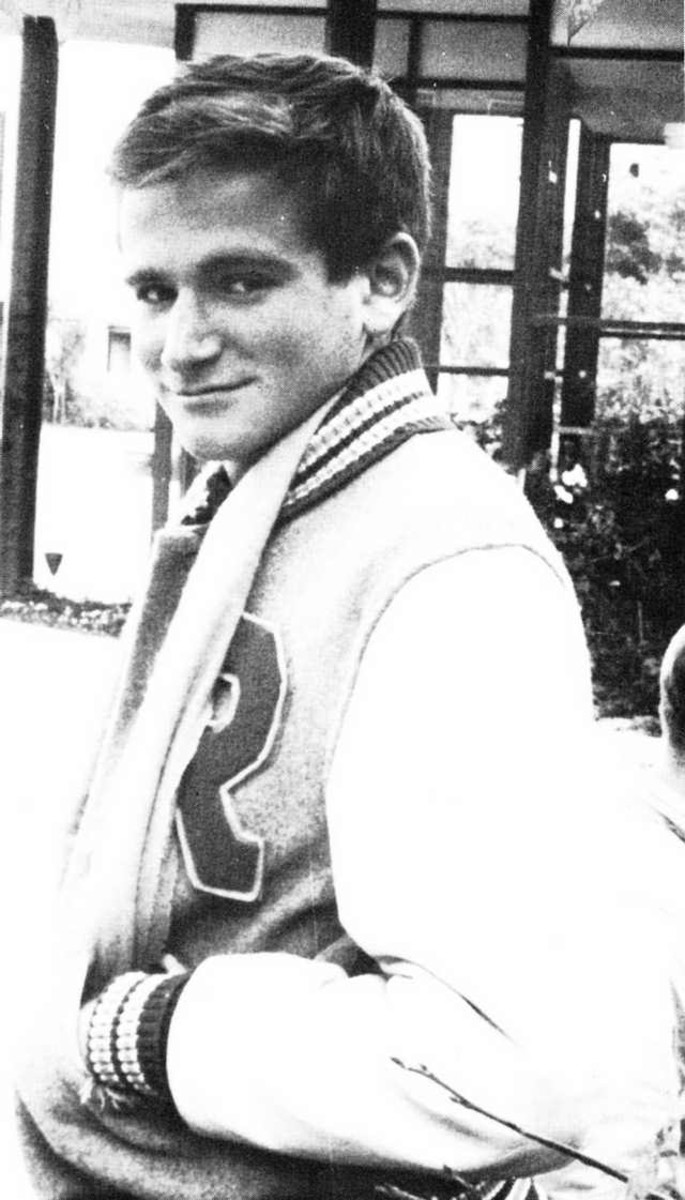 Robin Williams during college