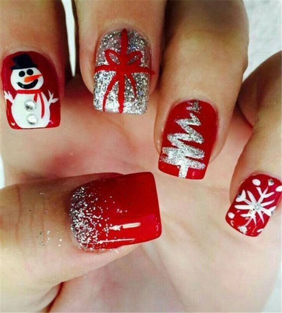30 Awesome Holiday Nail Designs For Short Nails Bellatory Fashion And Beauty