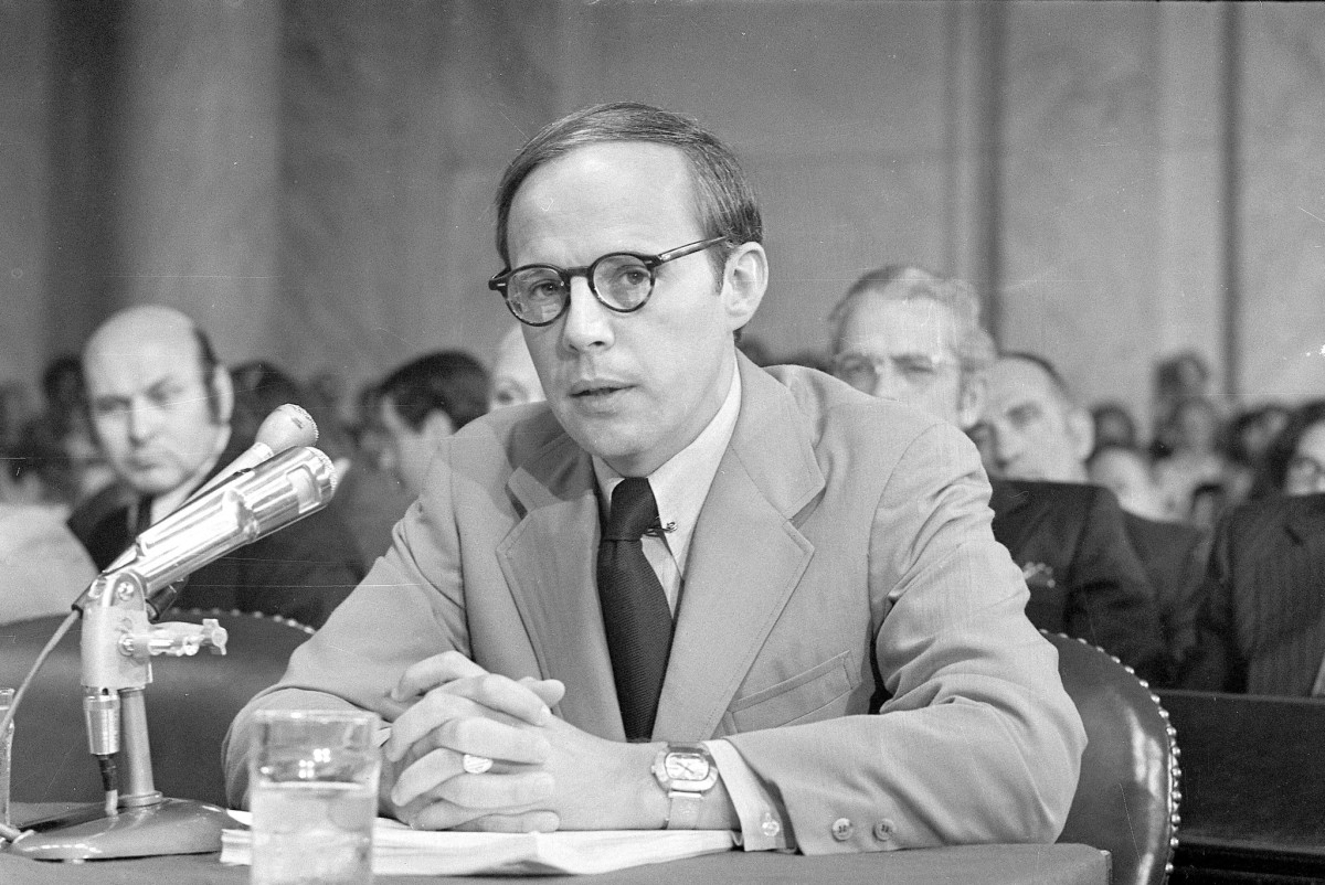 John Dean during the Watergate Hearings