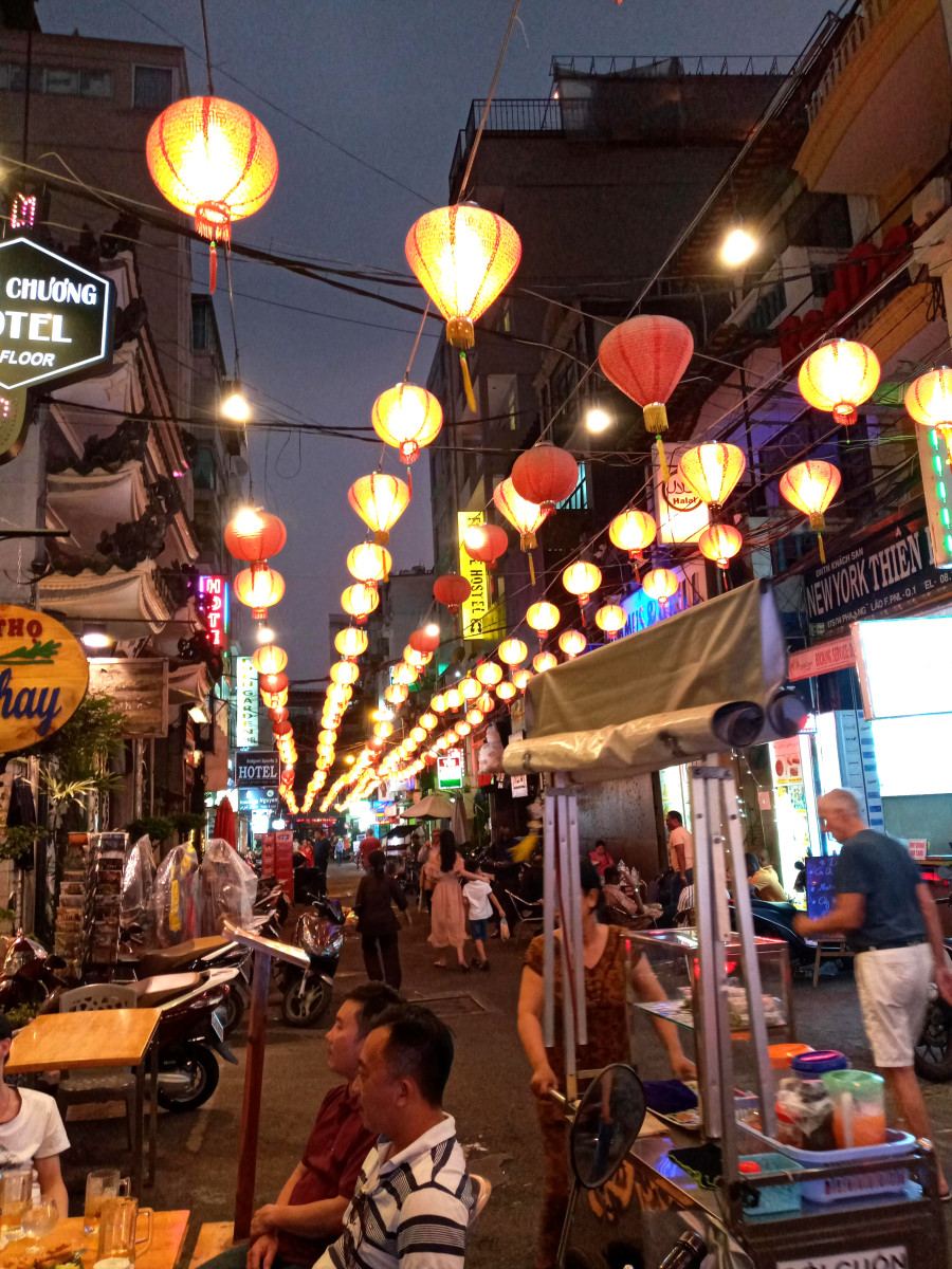 The vibrant streets of Saigon