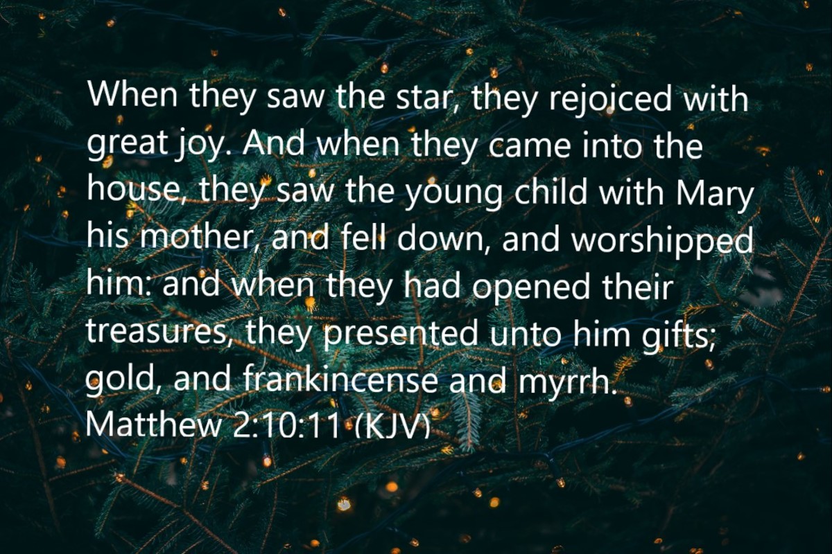 When they saw the star, they rejoiced with great joy. And when they came into the house, they saw the young child with Mary his mother, and fell down, and worshipped him.