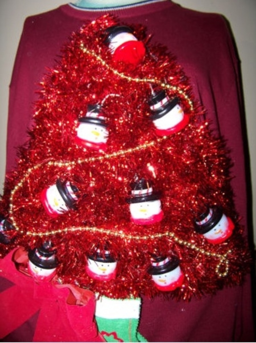 Detroit Lions Tree Ball ,Ugly Sweater Party,ugly Sweater Ideas- Ugly Christmas Sweater - OwlOhh