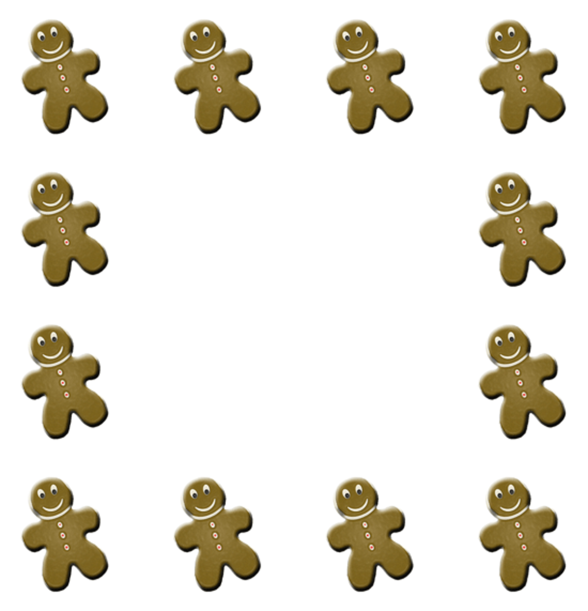 Gingerbread Man Frame