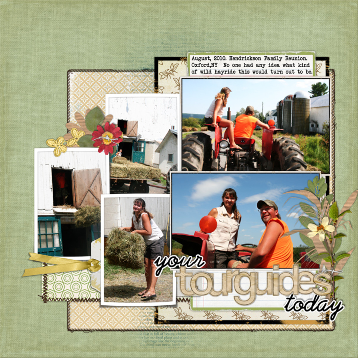 Placing your photos on each page in your scrapbook does not have to be a chore. 