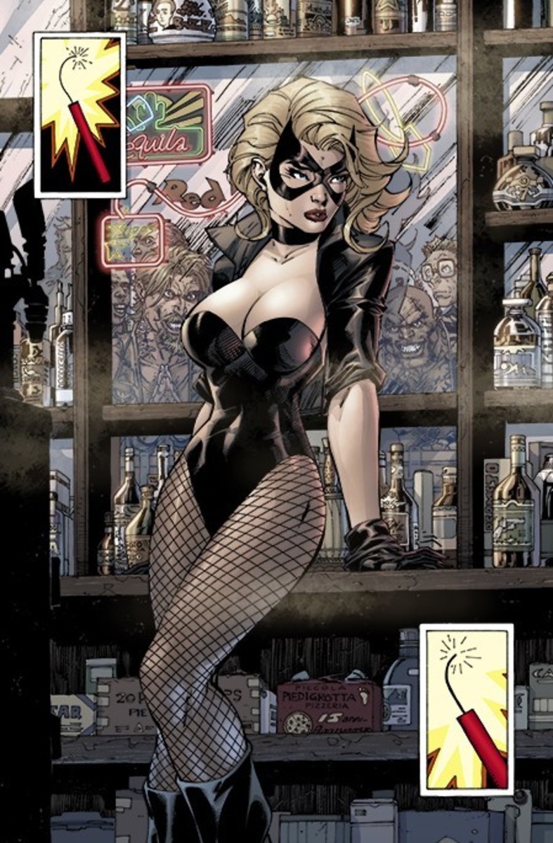 The lovely (and seductive) Black Canary.