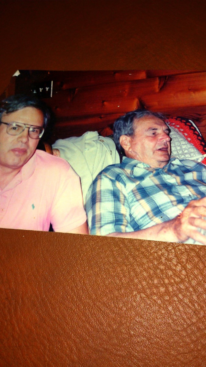 Dad and the author.  Picture was taken in 1993.