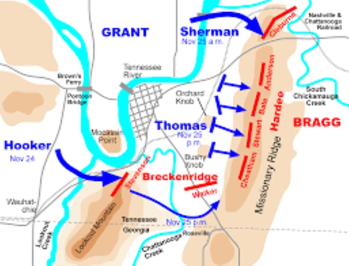 the-fighting-along-missionary-ridge-at-the-battle-of-chattanooga-1863
