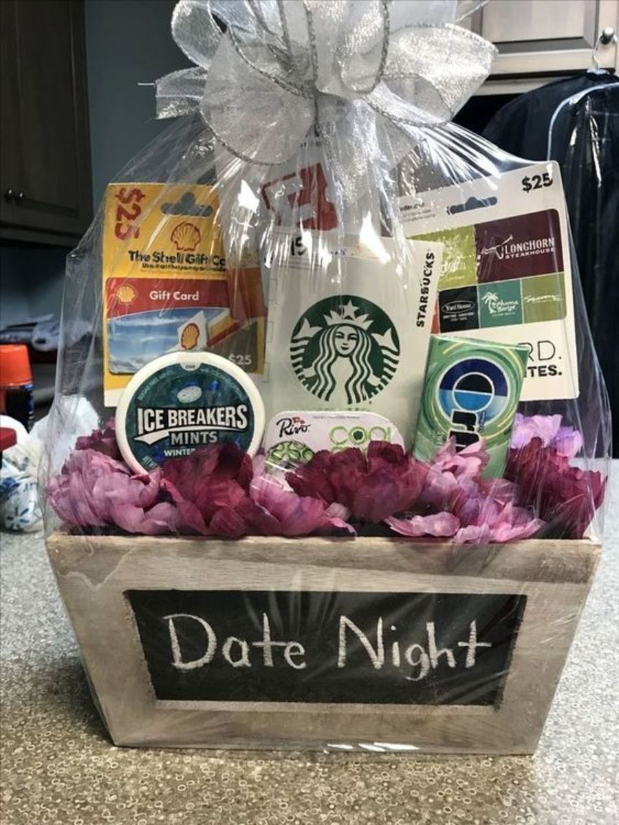 Cozy date night gift baskets.  Date night gifts, Date night gift