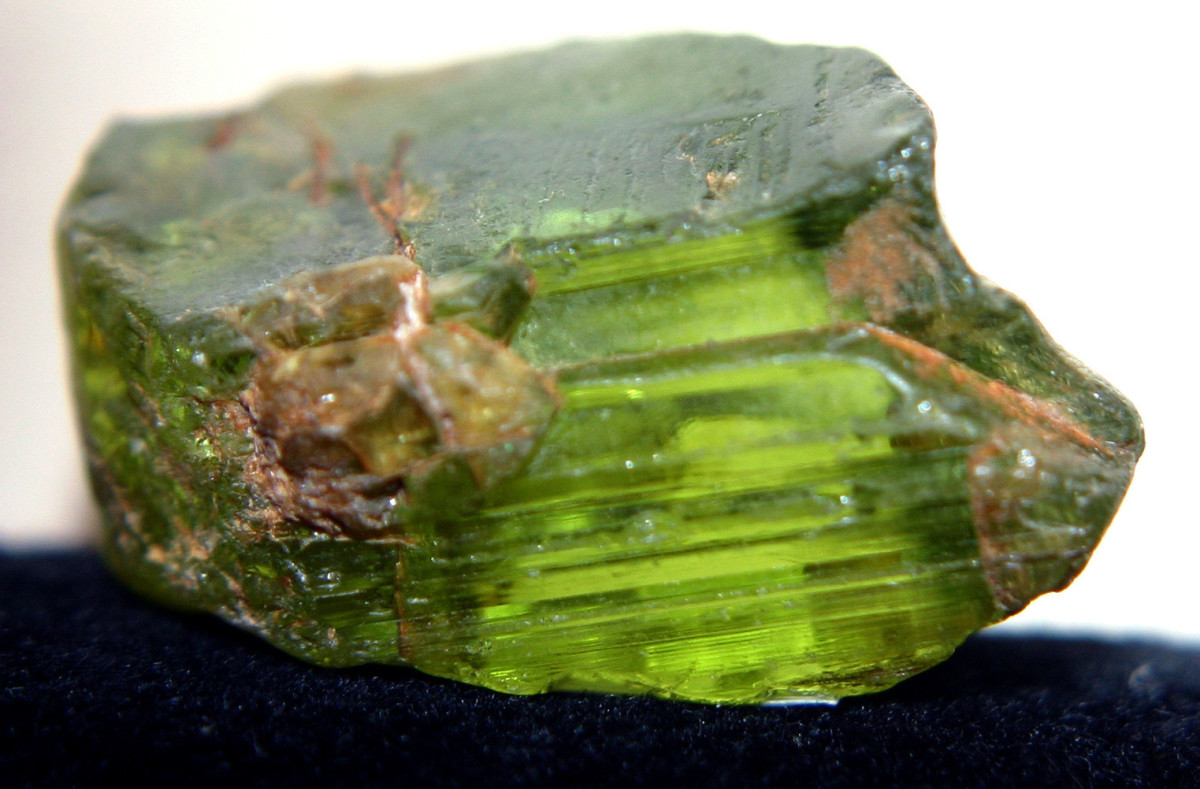 Peridot is thought of as a protective crystal.