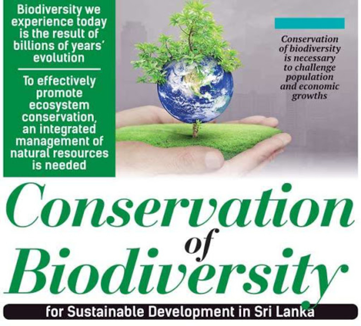 Conservation and Management of Wild Life