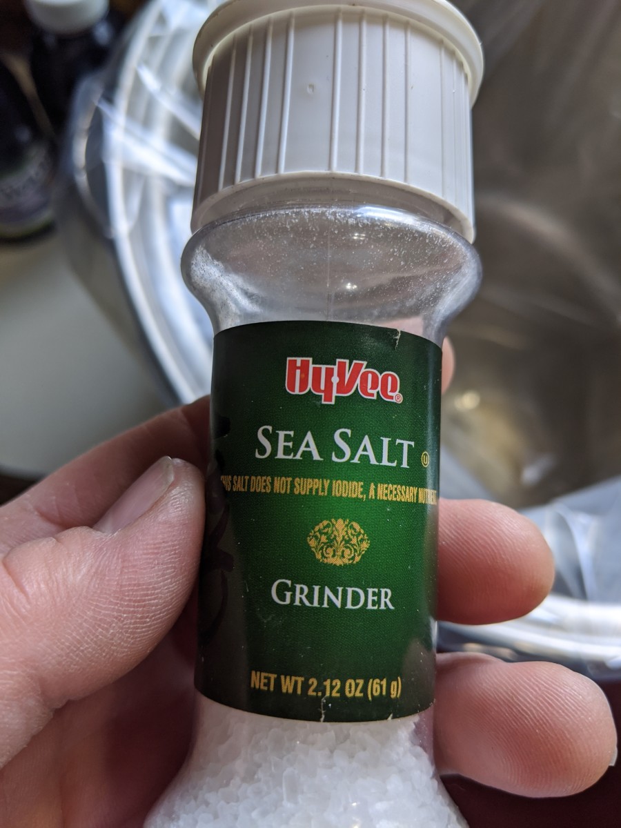 chunky sea salt
