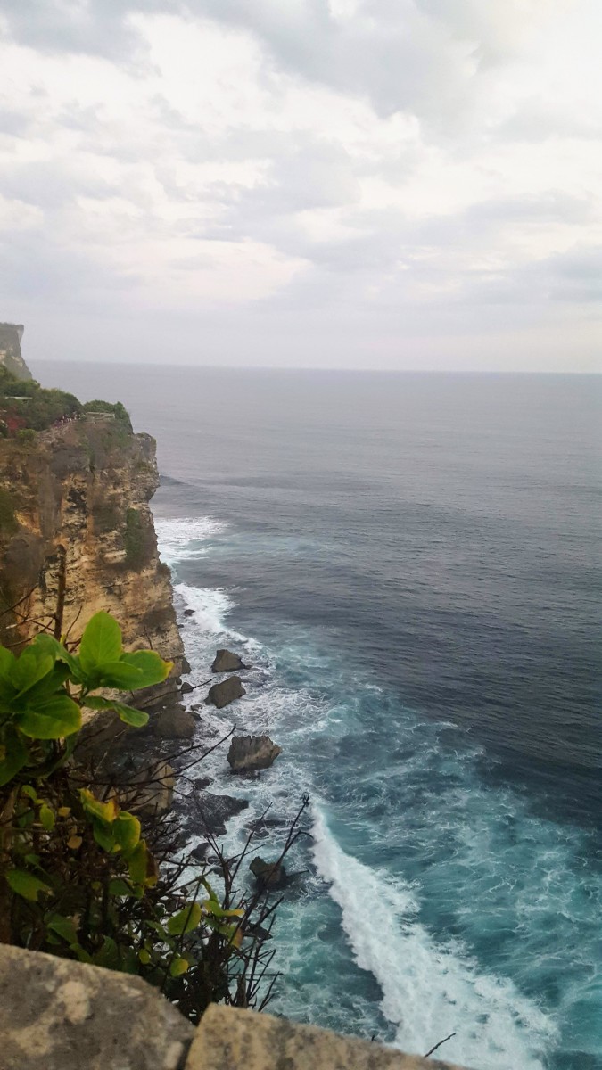 The clifftop views from Uluwatu Temple