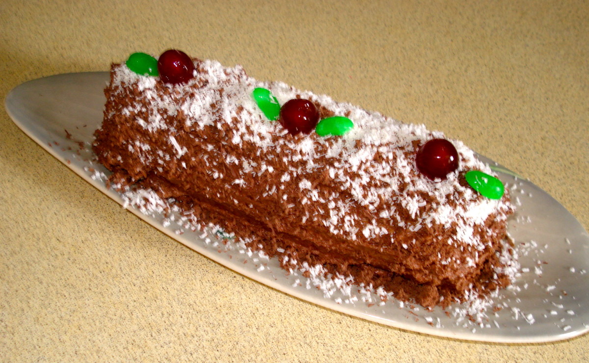 Easy Yule Log Cake Recipe - HubPages