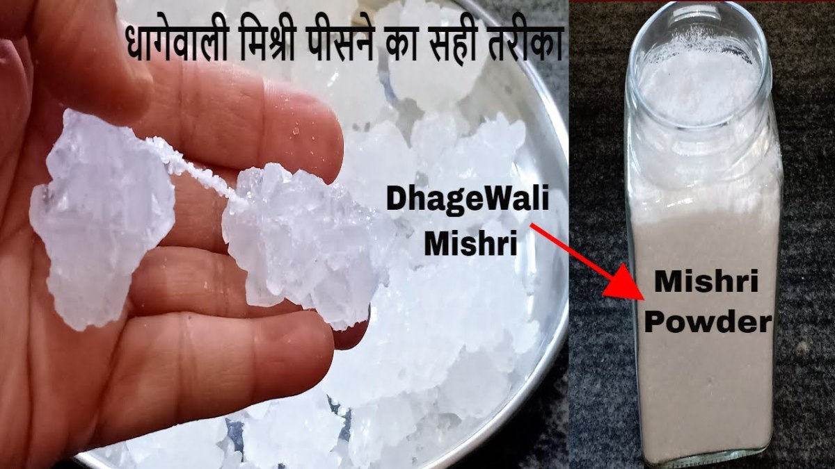 How to Correctly Grind Dhagewali Mishri (Thread Rock Sugar)