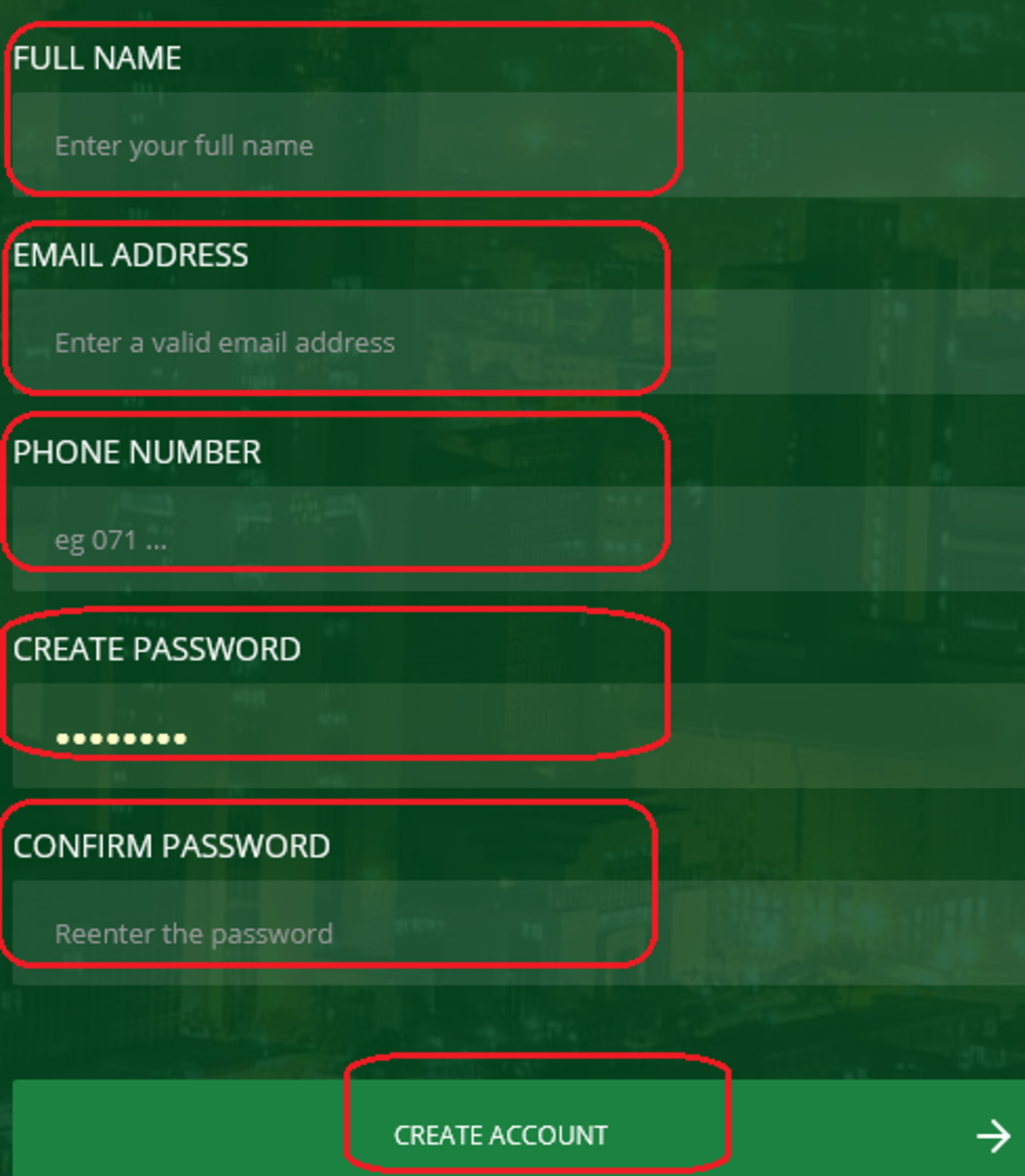 How to create epayments account