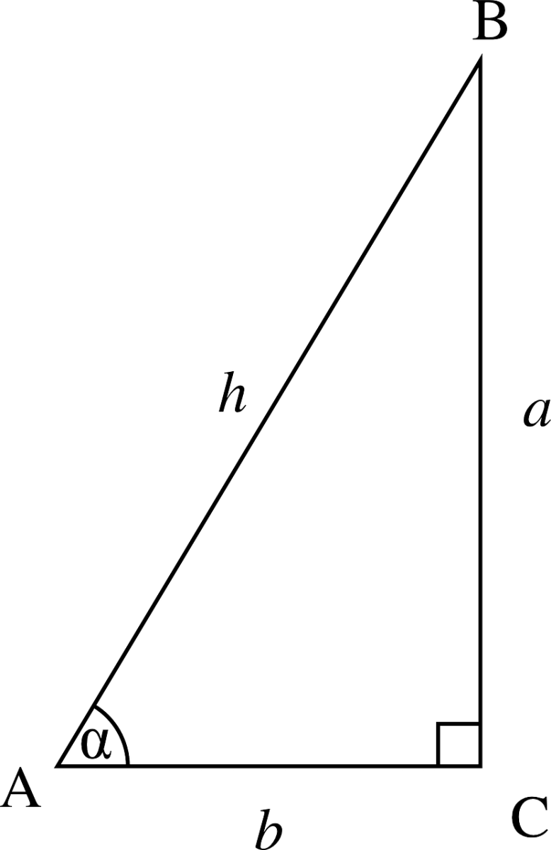 Math How To Calculate The Angles In A Right Triangle Owlcation