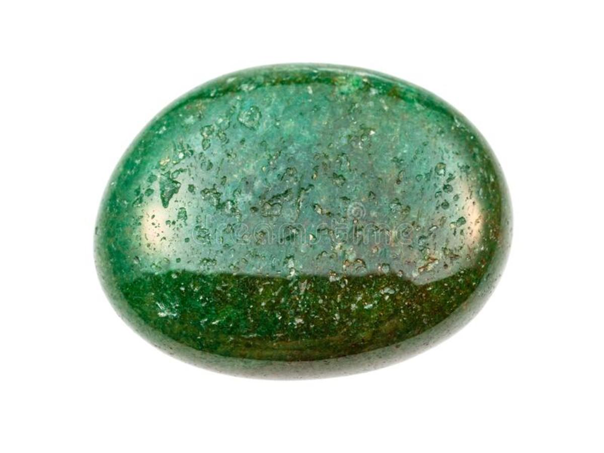 Although it comes in a variety of colors, green aventurine is probably the most beautiful of its forms. 