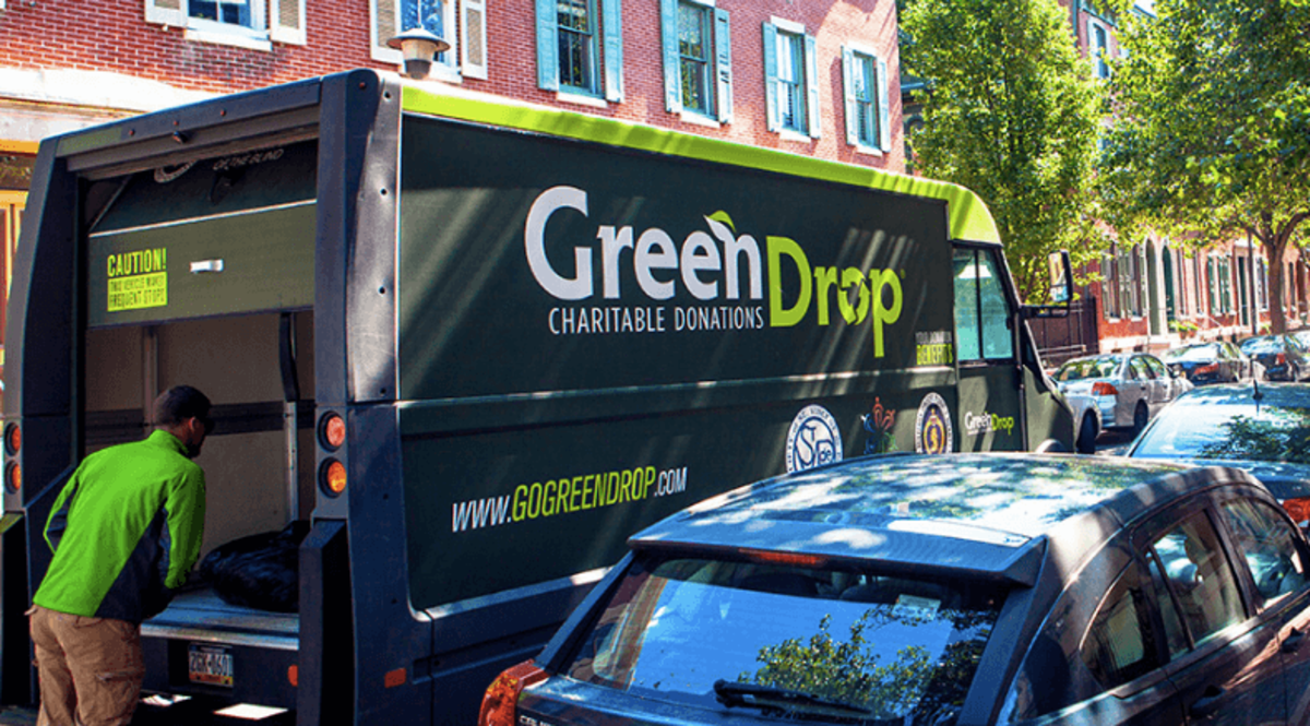 GreenDrop collects donated goods on behalf of various nonprofit organizations, sells the items, and then sends the proceeds to these charities.