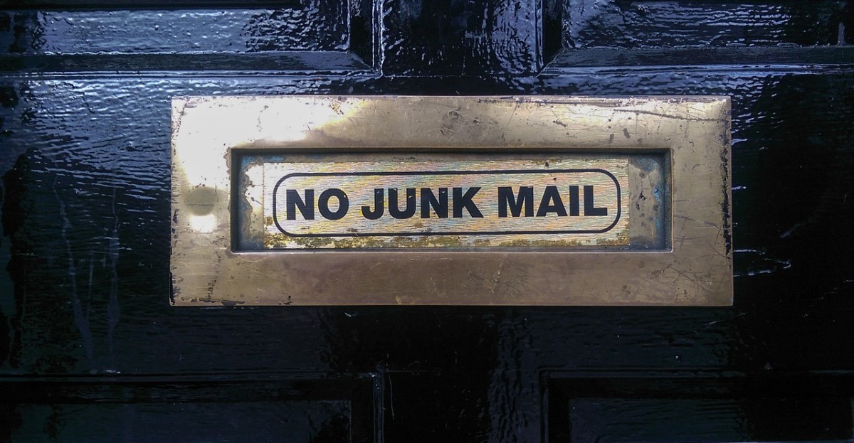 No Junk Mail: Image by cattu from Pixabay