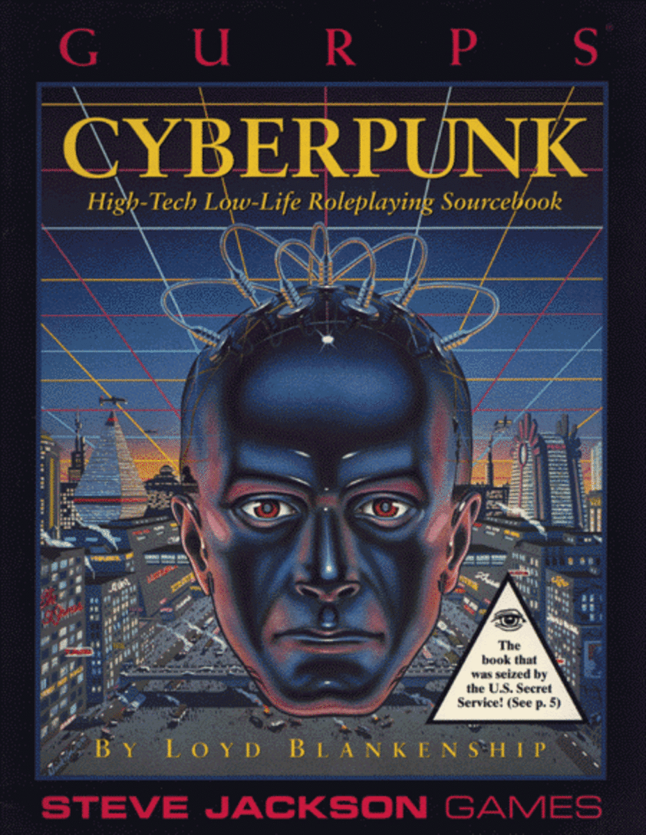 Cover to Steve Jackson Games Cyberpunk 