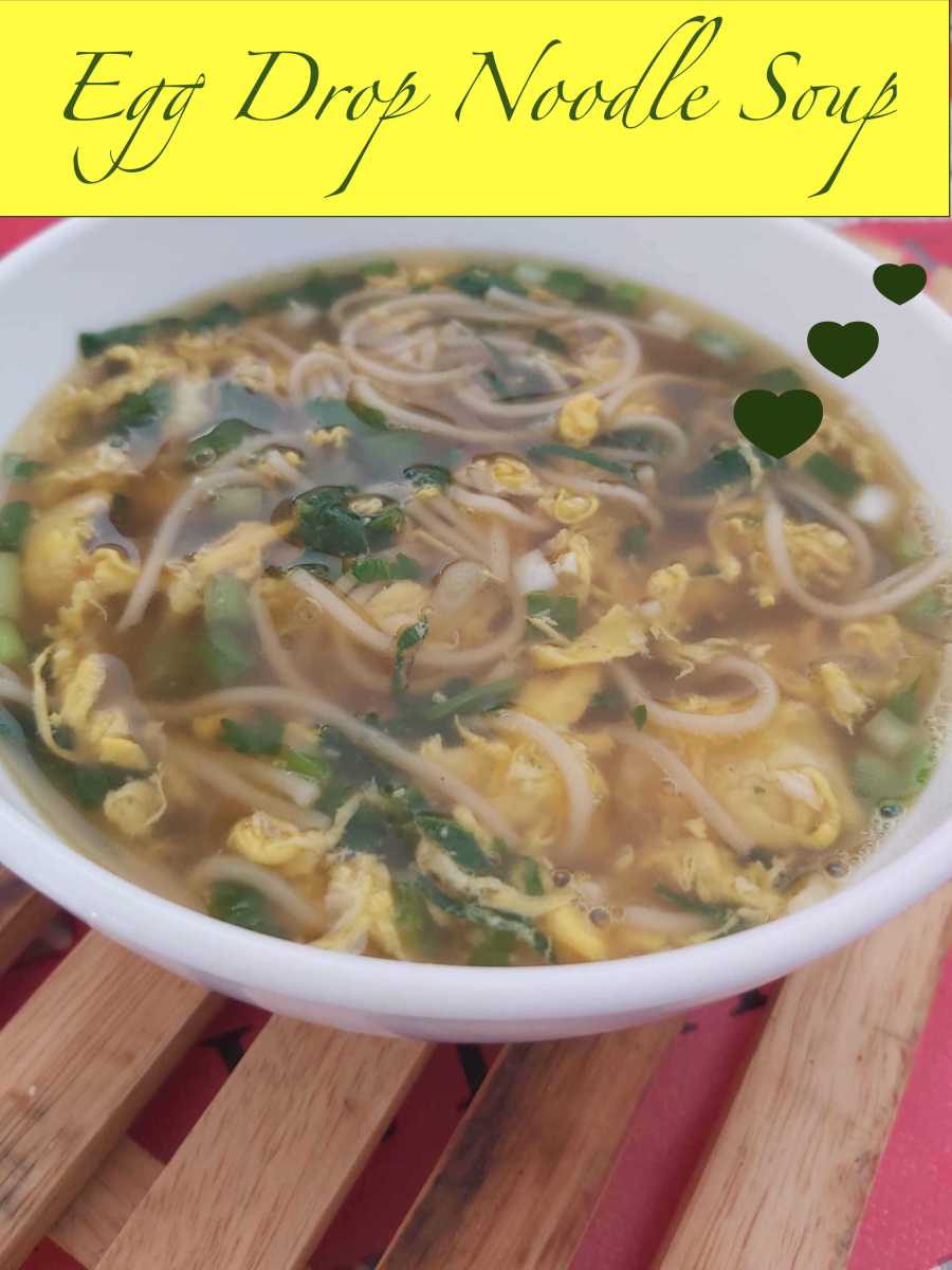 Chinese Egg Drop Noodle Soup Recipe