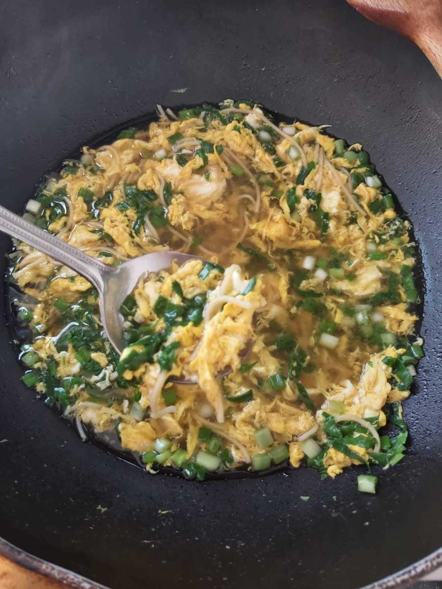 Chinese Egg Drop Noodle Soup Recipe Delishably