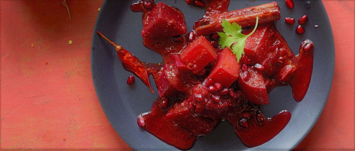 Pomegranate Beetroot Curry