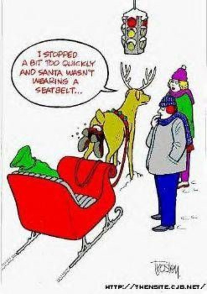 11 - Santa Forgot His Seat Belt
