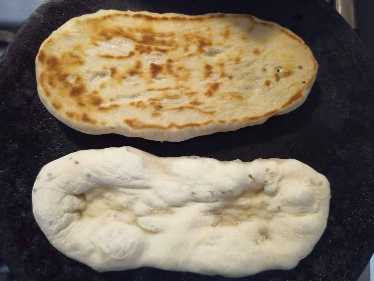 Step 6. Bake on a chapati pan until lightly toasted